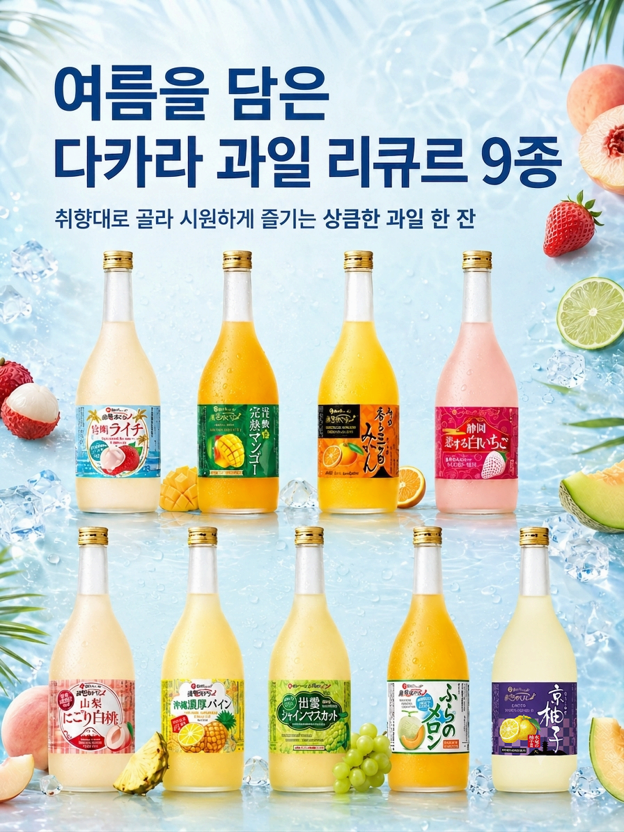 다카라 과실주 3종 골라담기