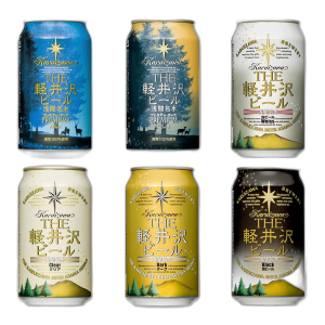 THE 轻井泽精酿啤酒 经典6款品鉴礼盒 350ml×6罐装