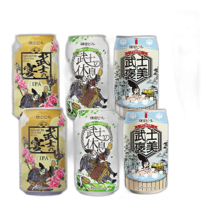 镰仓武士啤酒三款品鉴套装 350mlx6罐装(各2罐)